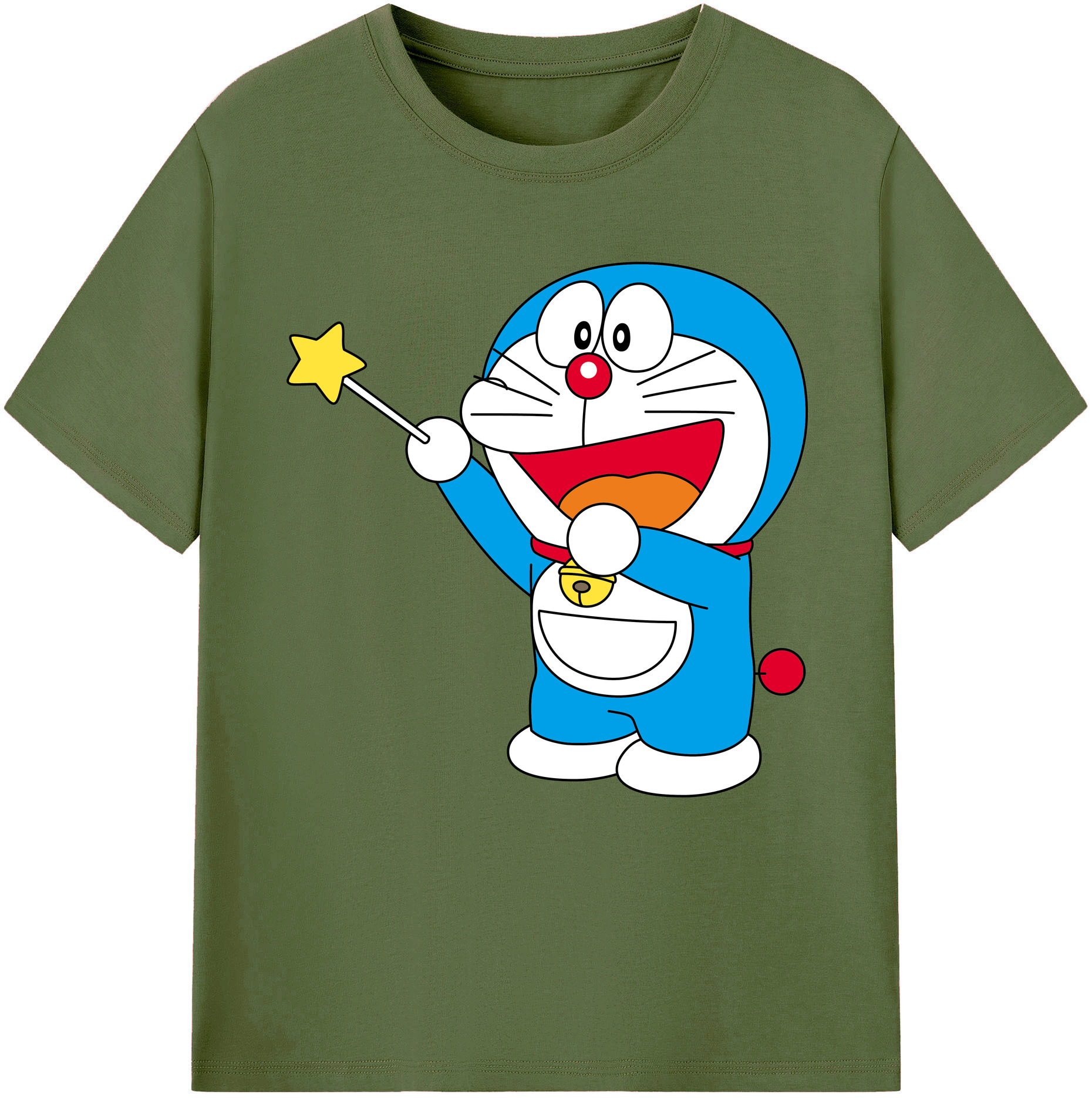 （画像用） ドラえもん Doraemon 綿100％半袖Tシャツ（フロントプリント）
